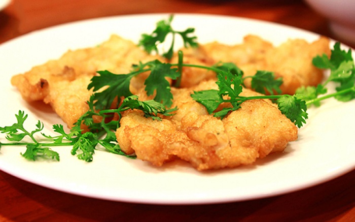 Chiên chả mực